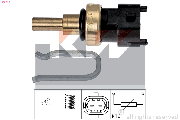 Senzor,temperatura lichid de racire 530 357 KW